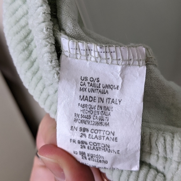 Vintage Don't Ask Why Y2K Corduroy Halter Crop Top - Picture 6 of 8